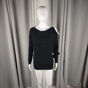 Acevog Womens Pullover Black Sweater Size M (NWT)